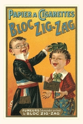 Vintage Journal Advertisement for Zig-Zag Cigarette Papers by Found Image Press