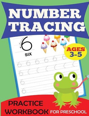 Number Tracing Practice Workbook by Dylanna Press