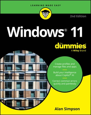 Windows 11 for Dummies, 2nd Edition by Simpson, Alan