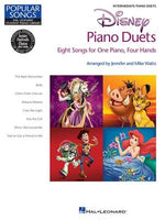 Disney Piano Duets: Hal Leonard Student Piano Library Popular Songs Series Intermediate 1 Piano, 4 Hands by Watts, Mike