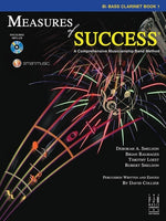 Measures of Success Bass Clarinet Book 1 by Sheldon, Deborah A.