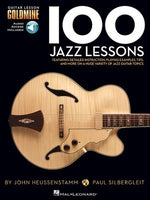 100 Jazz Lessons Guitar Lesson Goldmine Series Book/Online Audio by Heussenstamm, John