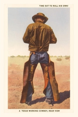 Vintage Journal Cowboy Rolling Cigarette by Found Image Press