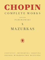 Mazurkas: Chopin Complete Works Vol. X by Chopin, Frederic