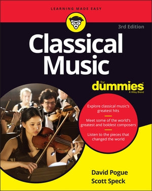 Classical Music for Dummies by Pogue, David