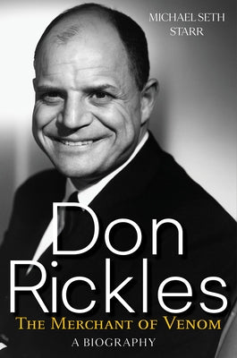 Don Rickles: Merchant of Venom by Starr, Michael Seth