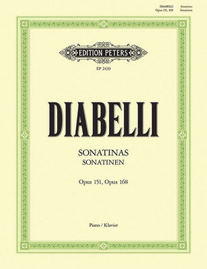 Sonatinas for Piano: 11 Sonatinas Opp. 151, 168 by Diabelli, Anton