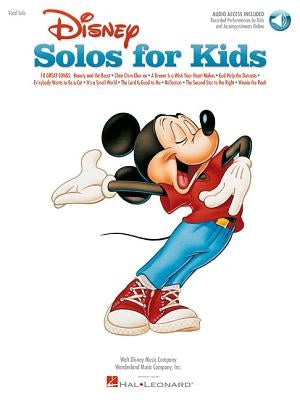 Disney Solos for Kids Piano/Vocal Book/Online Audio [With CD (Audio)] by Hal Leonard Corp