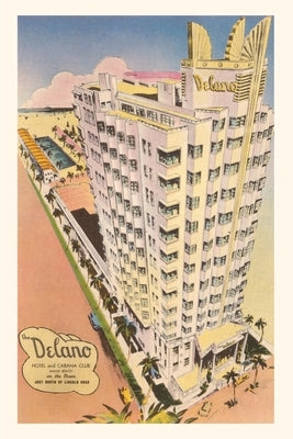 Vintage Journal Delano Hotel, Miami Beach, Florida by Found Image Press