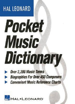 The Hal Leonard Pocket Music Dictionary by Hal Leonard Corp