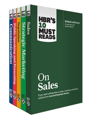 Hbr's 10 Must Reads for Sales and Marketing Collection (5 Books) by Review, Harvard Business