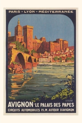 Vintage Journal Avignon Travel Poster by Found Image Press