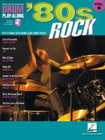 80s Rock Drum Play-Along Volume 8 Book/Online Audio [With CD] by Hal Leonard Corp