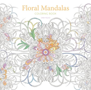 Floral Mandalas Coloring Book by Muzio, Sara