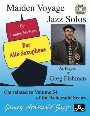 Maiden Voyage Jazz Solos: As Played by Greg Fishman, Book & Online Audio by Niehaus, Lennie