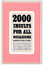 2000 Insults for All Occasions by Safian, Louis A.