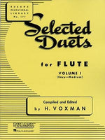 Selected Duets for Flute: Volume 1 - Easy to Medium by Voxman, H.