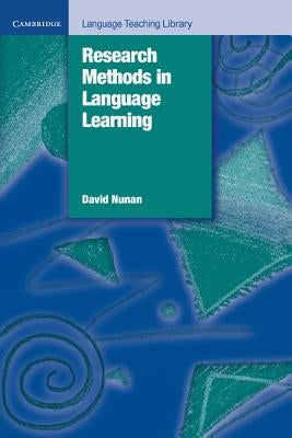 Research Methods in Language Learning by Nunan, David