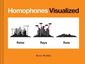 Homophones Visualized: (Book Lover Gift, Nerdy Word and Wordplay Book) by Worden, Bruce