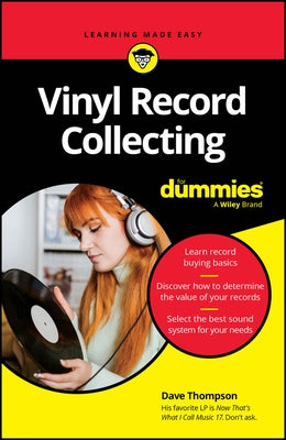 Vinyl Record Collecting for Dummies by Thompson, Dave