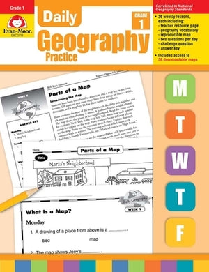 Daily Geography Practice: Grade 1 by Evan-Moor Corporation