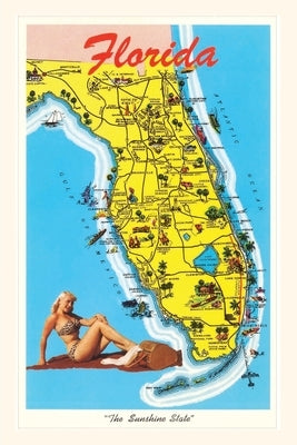 Vintage Journal Florida Tourist Map by Found Image Press