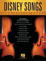 Disney Songs for Violin Duet by Hal Leonard Corp