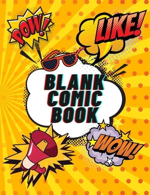 Blank comic book for kids: Unleash your kids/teens creativity with