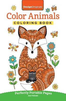 Color Animals Coloring Book: Perfectly Portable Pages by Volinski, Jess