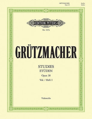 24 Studies Op. 38 for Cello, Vol. 1 by Gr&#252;tzmacher, Friedrich