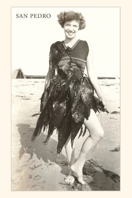 Vintage Journal Woman Wrapped in Seaweed by Found Image Press