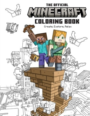 The Official Minecraft Coloring Book: Create, Explore, Relax!: Colorful Storytelling for Advanced Artists by Insight Editions