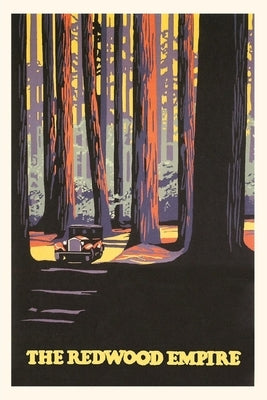 Vintage Journal Travel Poster for the Redwood Empire by Found Image Press