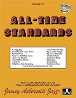 Jamey Aebersold Jazz -- All-Time Standards, Vol 25: Book & 2 CDs by Aebersold, Jamey