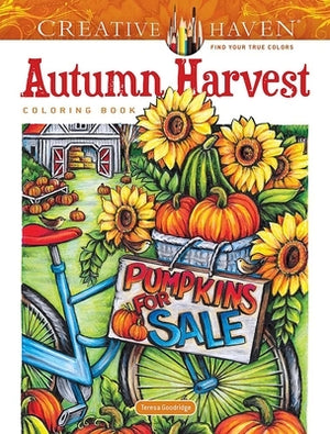 Creative Haven Autumn Harvest Coloring Book by Goodridge, Teresa