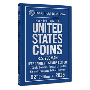 A Handbook of United States Coin 2025 Bluebook Hardcover by Garrett, Jeff