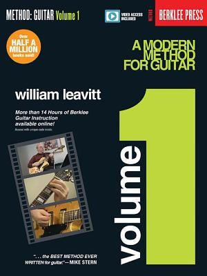 A Modern Method for Guitar - Volume 1 Book/Online Media by Leavitt, William