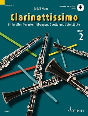 Clarinettissimo - Band 2 Book/Online Media [With CD (Audio)] by Mauz, Rudolf