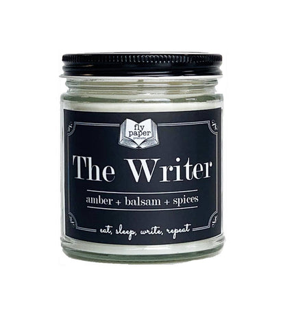 The Writer Literary 9oz Glass Candle