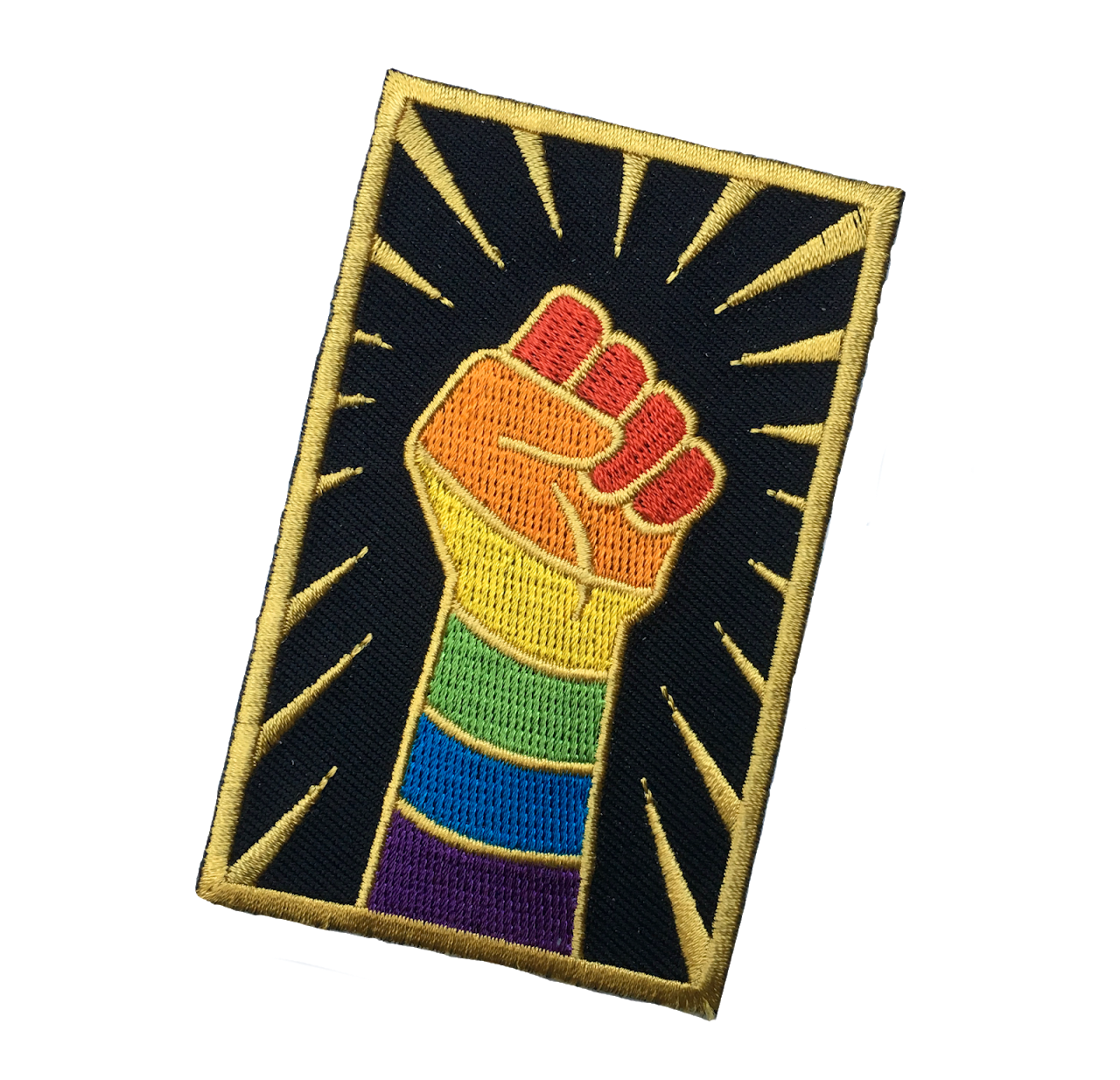 Resist Fist Patch: Rainbow