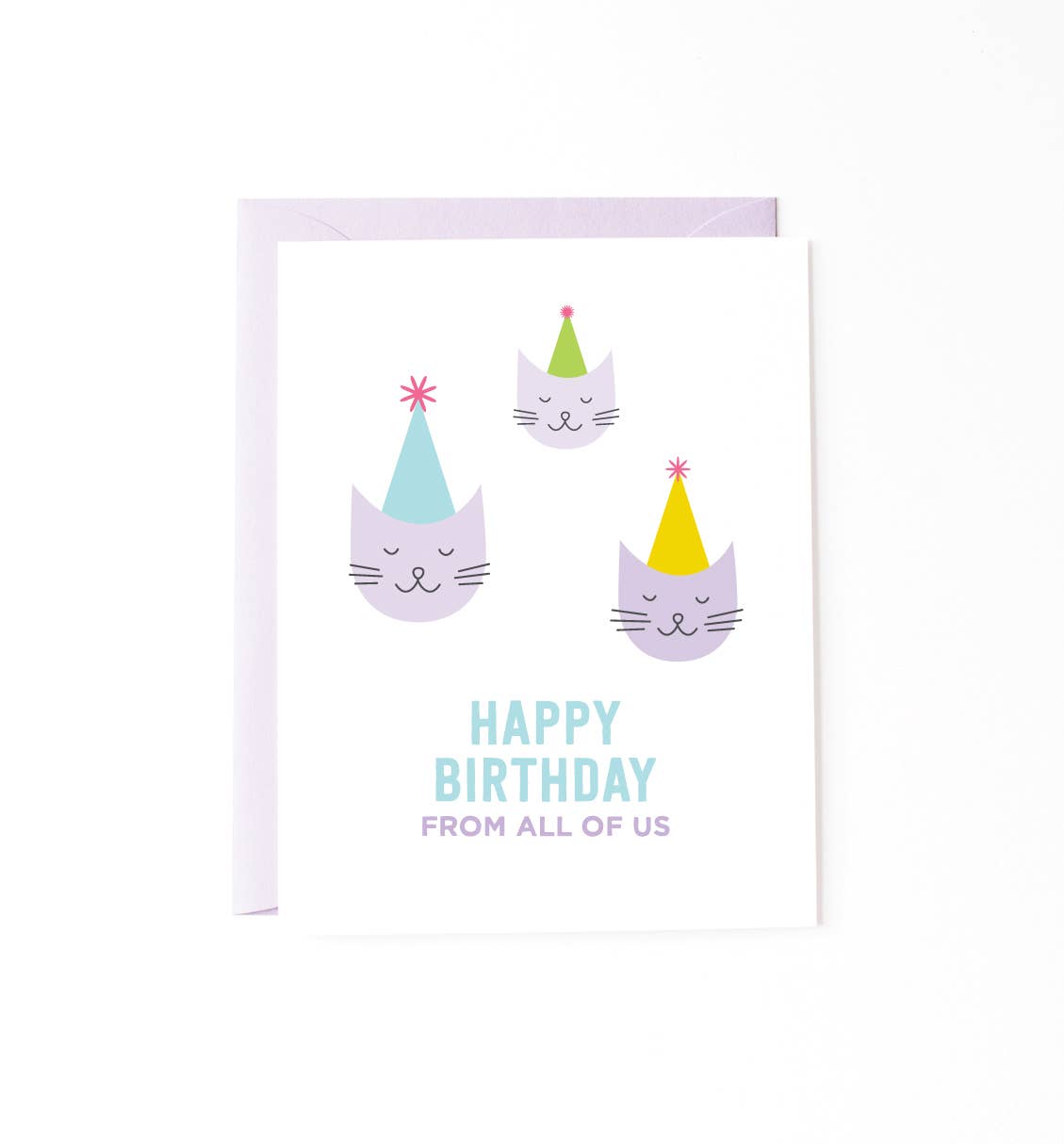 All of Us Cats Birthday Card