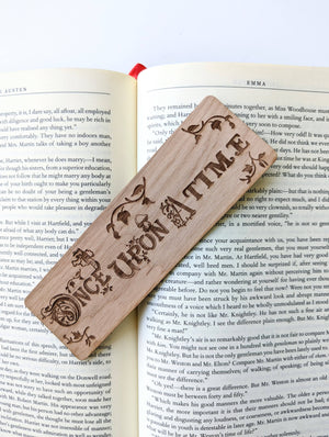 Once Upon A Time - Wooden Bookmark