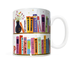 My Colorful Bookshelf Coffee Mug