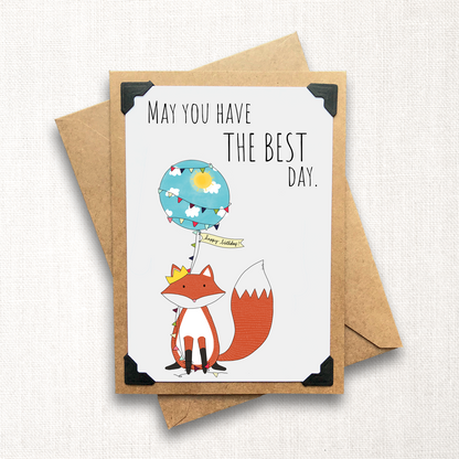 May You Have the Best Day Birthday Card