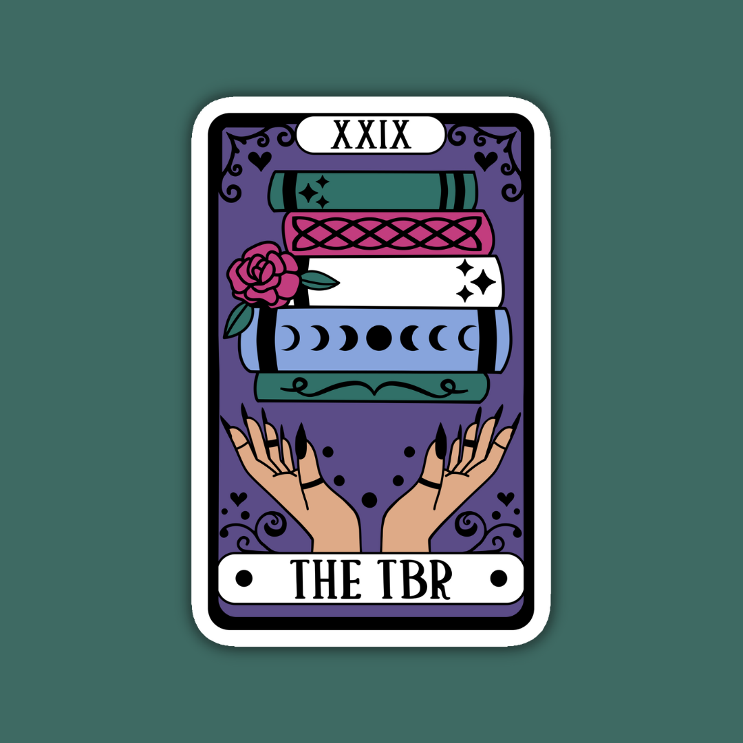 TBR Alternative Tarot Reader Book Sticker