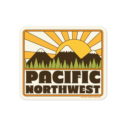 Pacific Northwest Sunrise Sticker