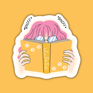 Book Smell Vinyl Sticker