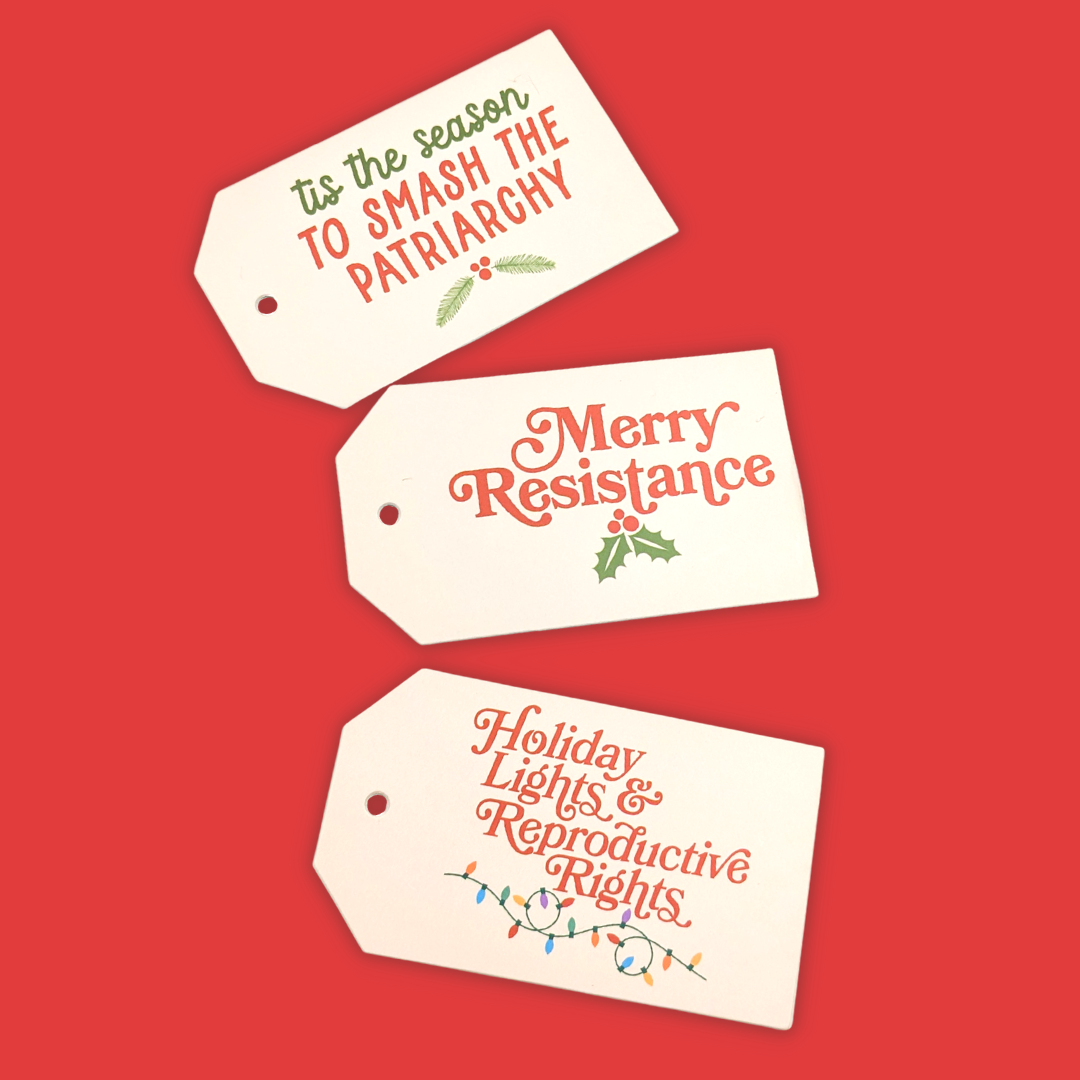 Feminist Christmas Gift Tags