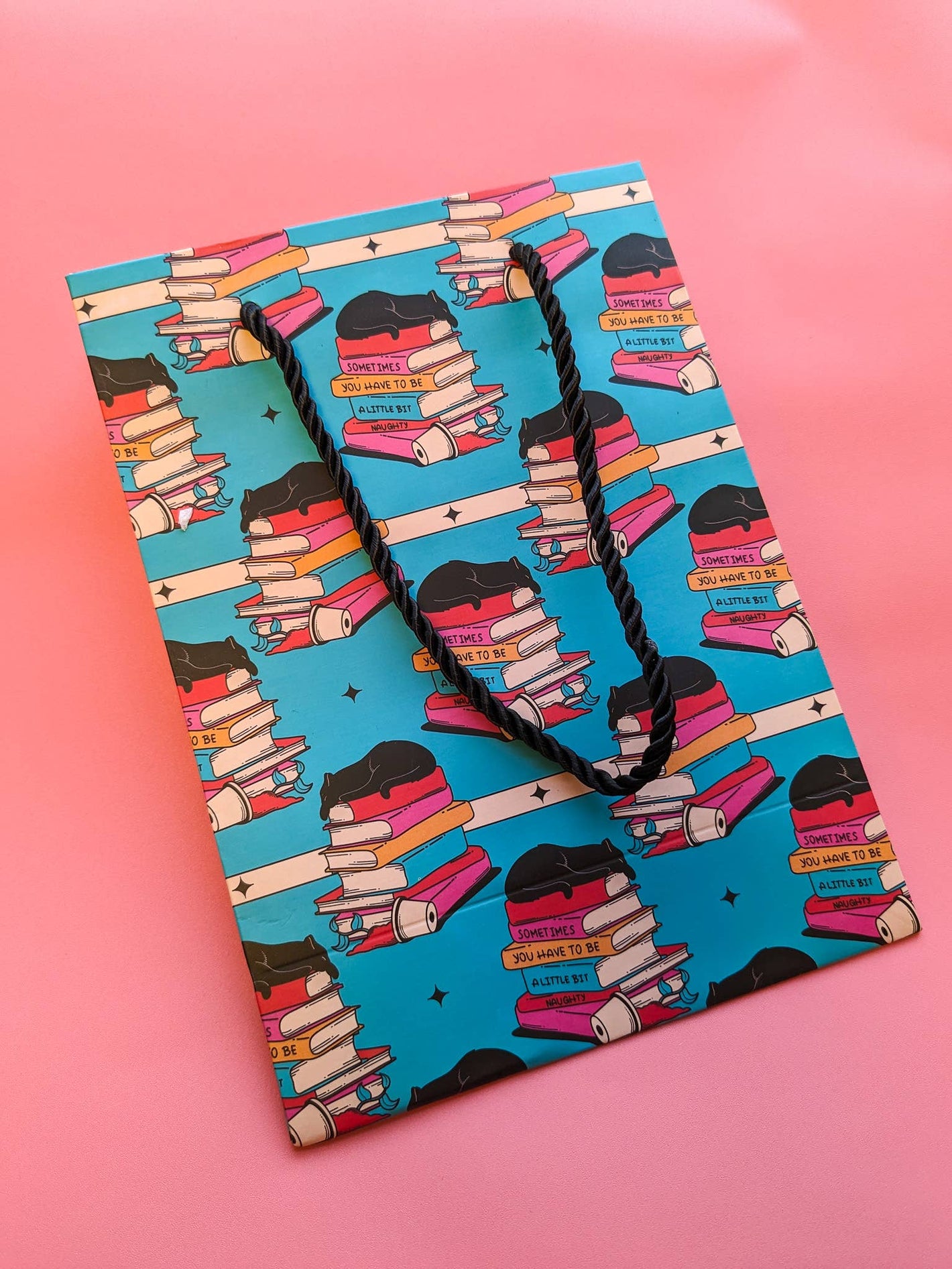 Cat Book Gift Bag