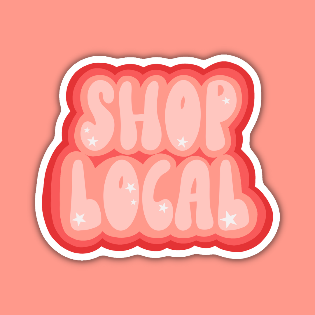 Shop Local Sticker